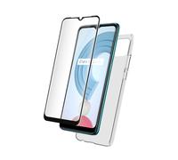 Pack Protection pour Realme C21 Coque Antichocs en TPU et Verre d'Écran 9H Transparent
