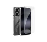 Pack Protection pour Redmi Note 14 4G Coque Souple et Verre Trempé Mayaxess Transparent