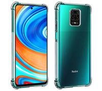 Pack Protection pour Redmi Note 9S/9 Pro/9 Pro Max Coque Souple + Vitre Transparent