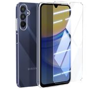 Pack Protection pour Samsung Galaxy A15 5G Coque et Verre Trempé Mayaxess Transparent