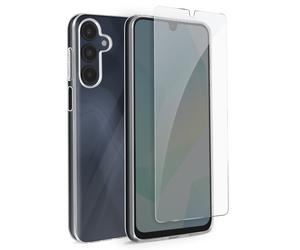 Pack Protection pour Samsung Galaxy A16 Coque Souple et Verre Trempé Mayaxess Transparent