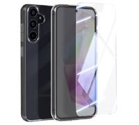 Pack Protection pour Samsung Galaxy A35 5G Coque et Verre Trempé 9H Mayaxess Transparent