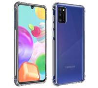 Pack Protection pour Samsung Galaxy A41 Coque Souple + Verre Trempé Transparent