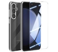 Pack Protection pour Samsung Galaxy S23 FE Coque et Verre Trempé 9H Mayaxess Transparent