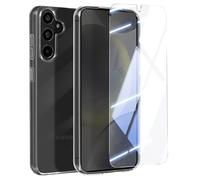 Mayaxess Pack Protection pour Samsung S24 et S25 Coque Souple et Verre Trempé Transparent