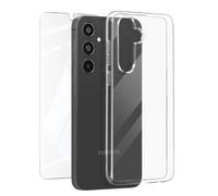Pack Protection pour Samsung S24 et S25 Coque Souple et Verre Trempé Mayaxess Transparent