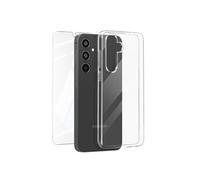 Pack Protection pour Samsung S24 et S25 Coque Souple et Verre Trempé Mayaxess Transparent