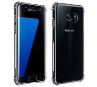 Pack Protection pour Samsung S7 Coque Souple + Verre trempé