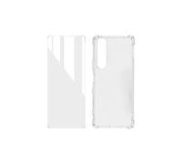 Pack pour Sony Xperia 10 III et 10 IV Coque Souple et Verre Trempé transparent
