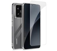 Pack Protection pour Xiaomi 15 Coque Souple et Verre Trempé Mayaxess Transparent