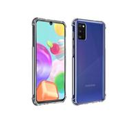 Pack Protection Samsung Galaxy A41 Coque Souple + Verre Trempé Transparent