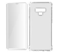 Coque et étui téléphone mobile Avizar Pack Protection pour Samsung Galaxy Note 9 Coque Souple et Film Verre Trempé 9H Transparent