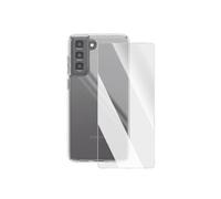 Pack Protection Samsung Galaxy S21 FE Transparent - Coque Silicone et Verre Trempé 9H