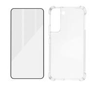 Pack Protection Samsung Galaxy S22 Coque + Verre Trempé Transparent
