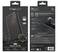 Pack Protège-écran en verre trempé TigerGlass Pro + Caméra ring pour iPhone 17E et 16E