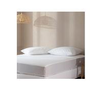 Pack protège matelas et protège oreillers molleton imperméable 100% coton bio - 160x200 - LUNE