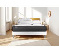 Pack prêt a dormir VITALPOWER 140 x 190 cm sommier Kit blanc