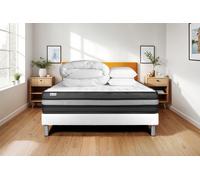 Pack prêt a dormir VITALPOWER ZEN 140 x 200 cm sommier Kit blanc