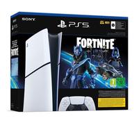 Pack Console Sony édition numérique PlayStation®5 Fortnite® Cobalt Star modèle Slim Blanc et Bleu