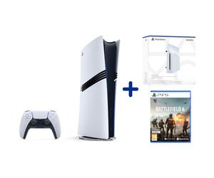Pack PS5 Pro : Console PlayStation 5 Pro + Lecteur de disques pour Console PS5 SLIM édition numérique et Pro + Battlefield 6