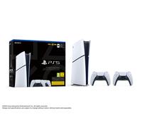 Pack PS5 Slim & 2e Manette Dualsense Blanche - Console de jeux PlayStation 5 Slim 825 Go (Digitale)