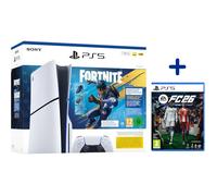 Pack PS5 Standard (avec lecteur CD) : Console PlayStation 5 (Modèle Slim) + Contenu Fortnite® Flowering Chaos + FC26