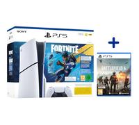 Pack PS5 Standard (avec lecteur CD) : Console PlayStation 5 (Modèle Slim) + Contenu Fortnite® Flowering Chaos + Battlefield 6