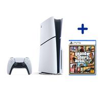Pack PS5 Standard (avec lecteur CD) : Console PlayStation 5 (Modèle Slim) + GTA V