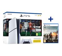 Pack PS5 Standard : Console PlayStation 5 (modèle Slim) + FC26 (code dans la boite) + Battlefield 6