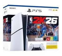 Pack PS5 Standard : Console PlayStation 5 (modèle Slim) + NBA 2K26 (code dans la boite)