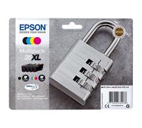 PACK QUATRE CARTOUCHE EPSON 35XL NOIR + CYAN + JAUNE + M / 35 xl T3596 cadenas