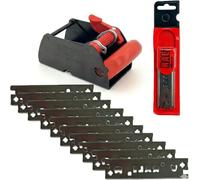 Pack Rabot Manuel RALI 105 avec 10 Lames de Rechange - Petit Rabot de Paume Professionnel | Zéro Affûtage | Fabrication Suisse