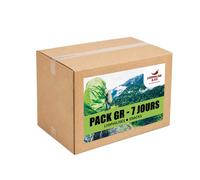 Pack Randonnée Végétarien - 7 jours - Lyophilisés et Snacks