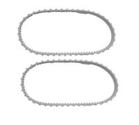 Pack RCX23002 Courroies Aquavac Tiger Shark pour robots de piscine Hayward Aquavac Tiger Shark et ShakVac (longueur du rail : 88 cm)