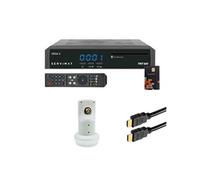 pack récepteur satellite full hd carte tntsat v6 câble hdmi lnb single hdsa