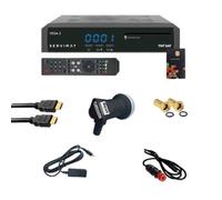 Pack Récepteur Satellite Full HD - SERVIMAT - VEGA3 - Carte TNTSAT V6 - Câble HDMI 2m - LNB Single