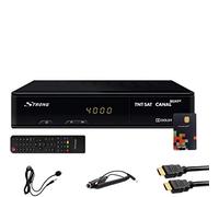 Pack Récepteur Strong SRT 7404 HD + Carte Viaccess TNTSAT + Câble HDMi + Cordon 12V + Déport IR