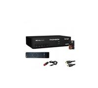 Pack récepteur tv satellite full hd + carte d'accès tntsat + câble hdmi + câble 12v