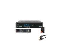 Pack récepteur tv satellite full hd + carte d'accès tntsat v6 + câble hdmi