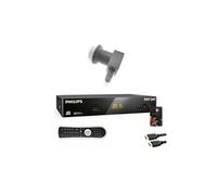 Récepteur TV Satellite HD - PHILIPS - DSR3231T - Compatible MPEG-4 - HDMI - Noir