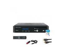 pack récepteur tv satellite hd carte fransat pc7 câble hdmi câble 12v