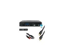 Pack Récepteur TV Satellite HD + Carte Fransat PC7 + Câble HDMI + Câble 12V