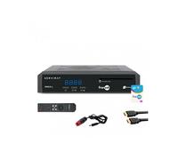 Pack SERVIMAT Récepteur TV satellite HD + carte Fransat PC7 + Câble HDMI + Câble 12V