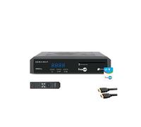 SERVIMAT Récepteur TV satellite HD + carte Viaccess Fransat PC6 + Câble HDMI 2M