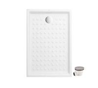 Pack receveur 120 x 90 VILLEROY ET BOCH O.Novo céramique rectangle blanc avec bonde D90