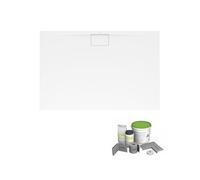 Pack receveur de douche antidérapant 160 x 90 VILLEROY ET BOCH Architectura Metalrim rectangle blanc + Kit d'étanchéité WEDI