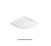 Pack receveur de douche antidérapant 90 x 90 Flight Pure quart de rond blanc + Kit d'étanchéité WEDI + Pieds