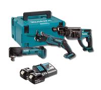 Pack Rénovation DHR202 + DTM51 + DJR183 (2x5.0Ah) en Makpac - MAKITA