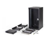 Pack réseau 10", armoire 12U et équipement, version bl SOHO Pro, non monté