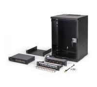 Pack réseau 10", armoire 9U et équipement, version bl SOHO Pro, non monté